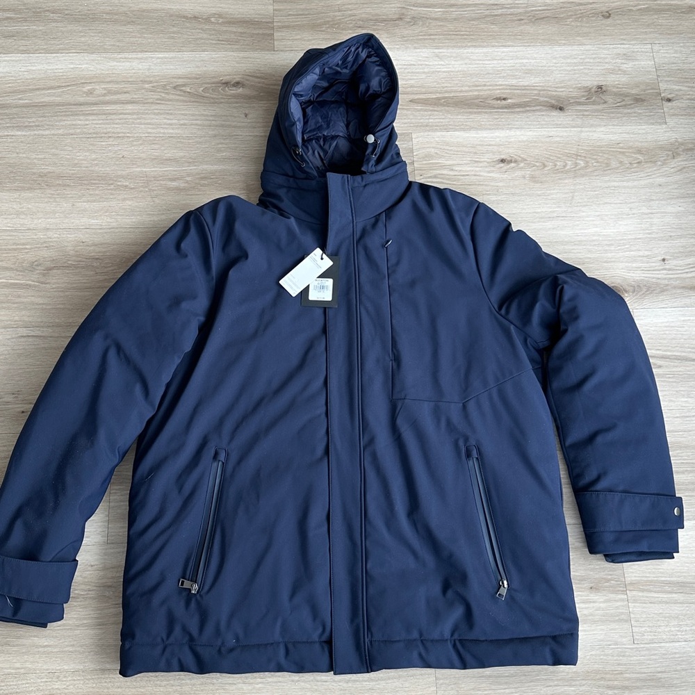 Bugatchi Dark Blue Performance Jacket - Picture 5 of 11